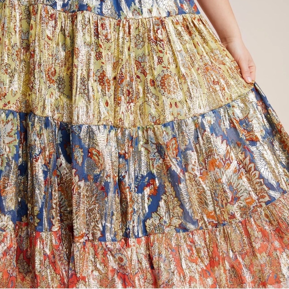 NWT Anthropologie Verb Floral Maxi Dress - Picture 4 of 11